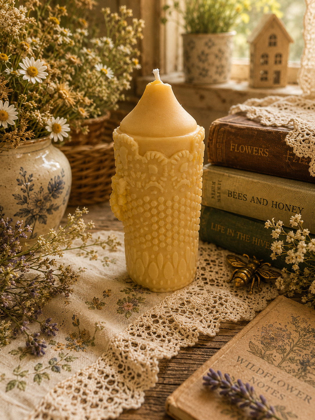 Wildflower Hive Beeswax Candle
