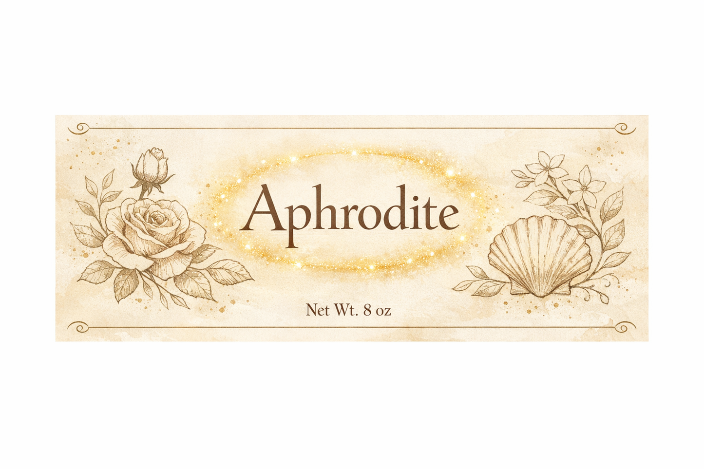 Aphrodite goddess candle