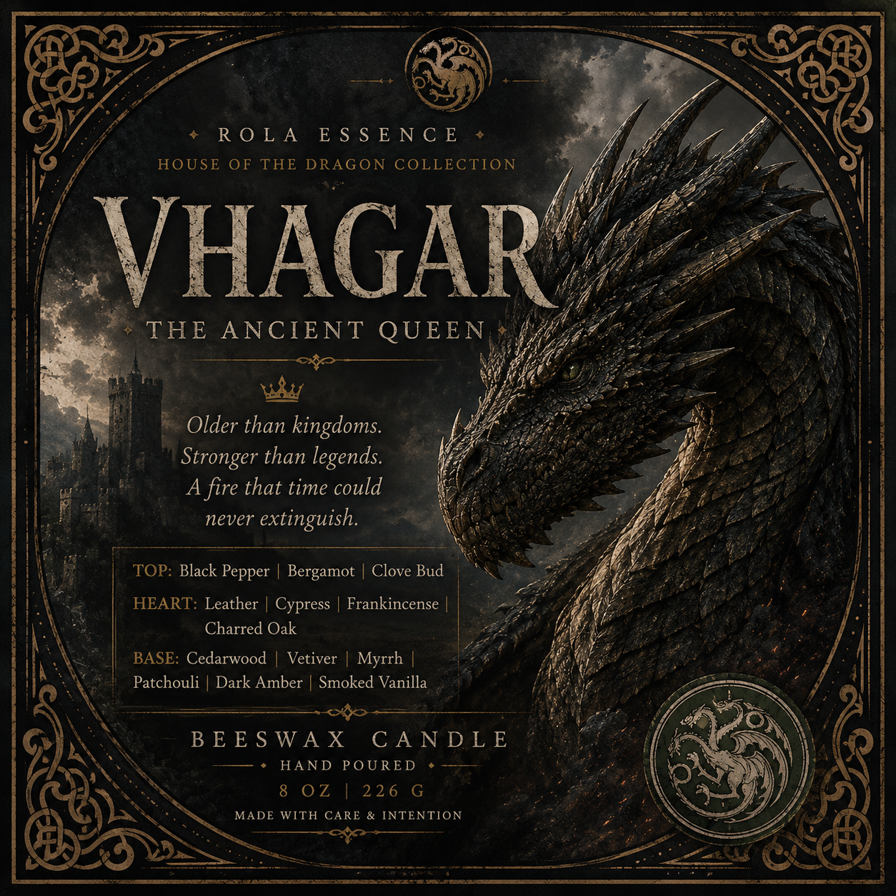 Vhagar: The Ancient Queen Candle