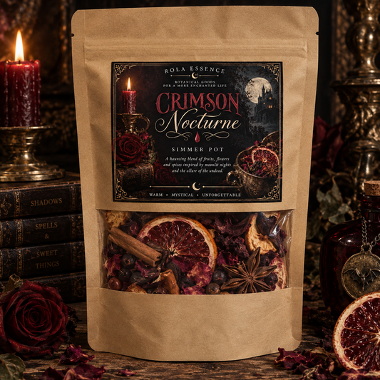 Crimson Nocturne Simmer Pot