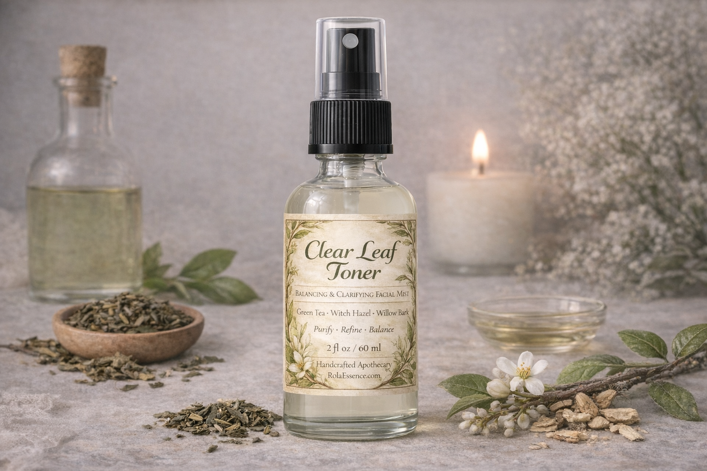 Clear Leaf Toner – Balancing & Clarifying Facial Mist