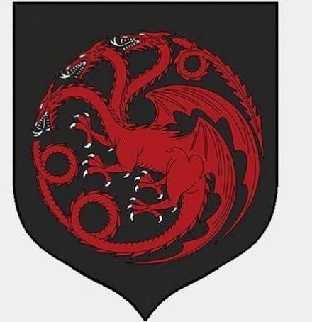 Black Flame Ascendant Candle - House of the Dragon Candle