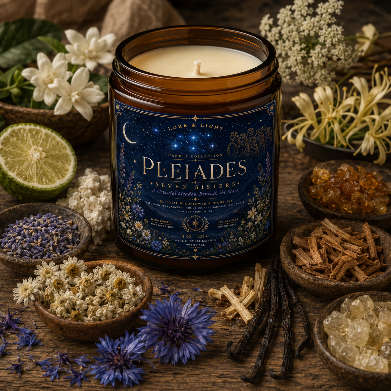 Pleiades: Seven Sisters Candle