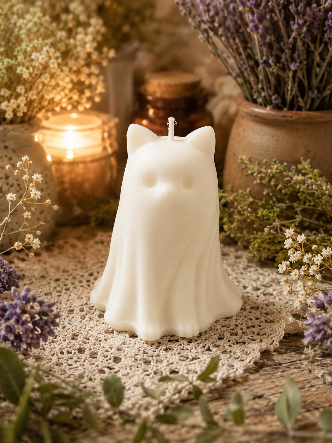 Feline Familiar Spirits Beeswax Candles