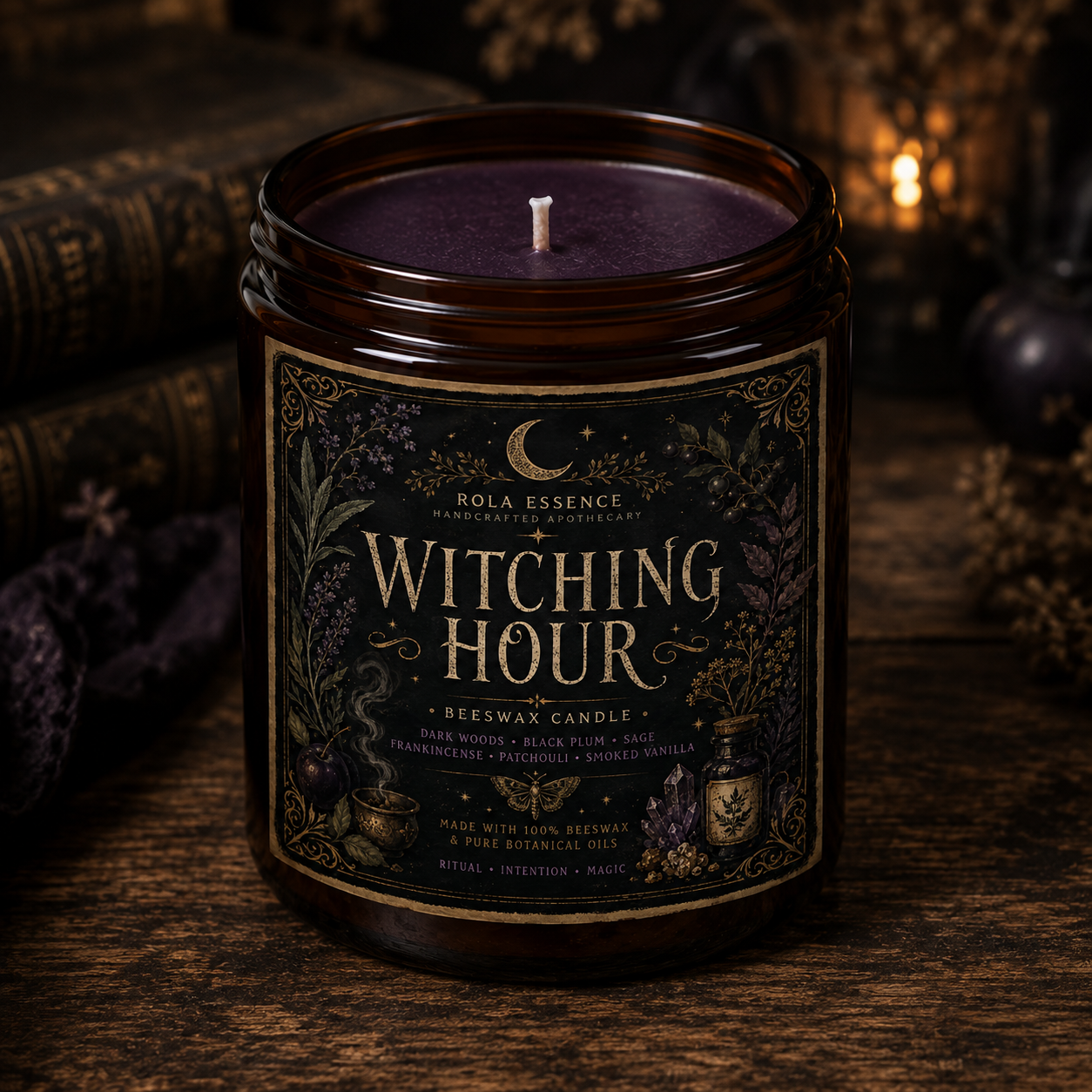 Witching Hour | Beeswax Candle