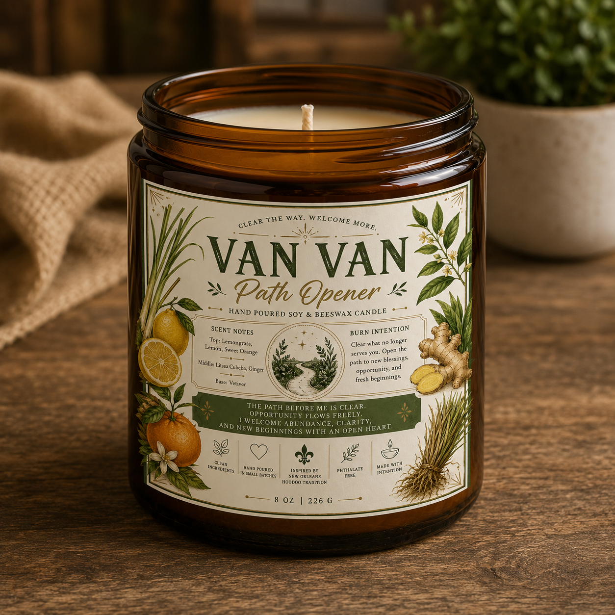 Van Van Path Opener Candle