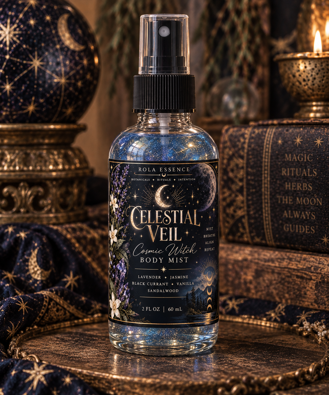 Celestial Veil ✦ Cosmic Witch Body Mist
