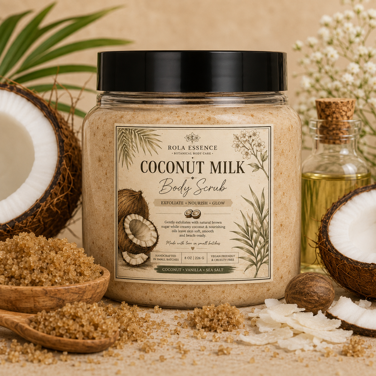 Coconut Milk Body Scrub