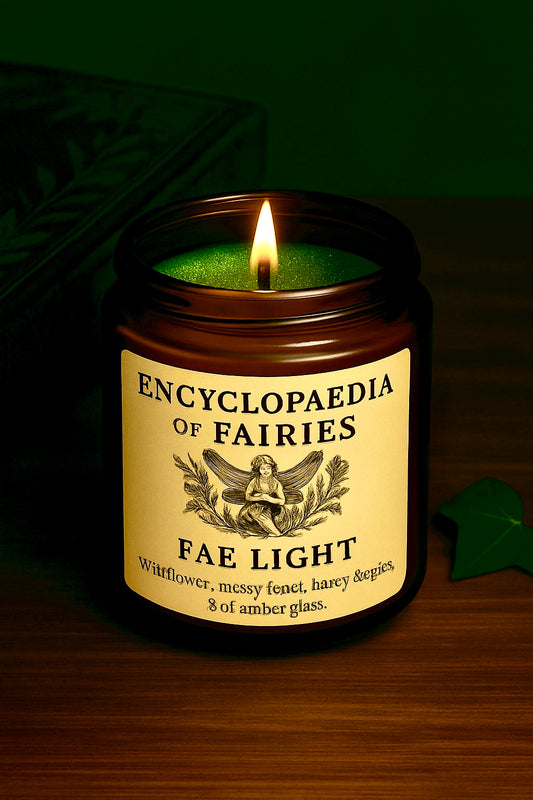 Encyclopedia of Fairies — Scholar’s Grove Candle