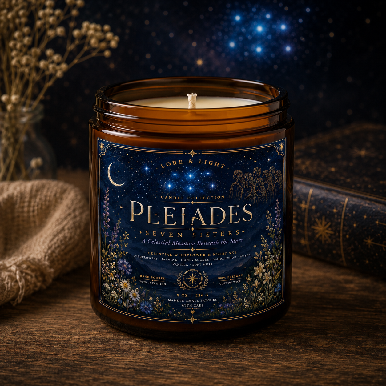 Pleiades: Seven Sisters Candle
