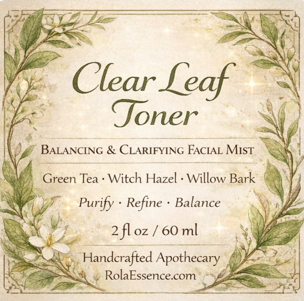Clear Leaf Toner – Balancing & Clarifying Facial Mist