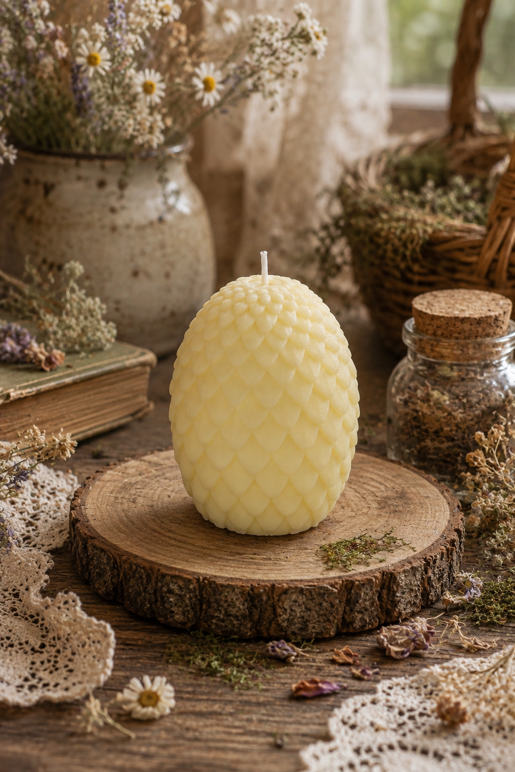 Moonhatched Dragon - Dragon Egg Candle