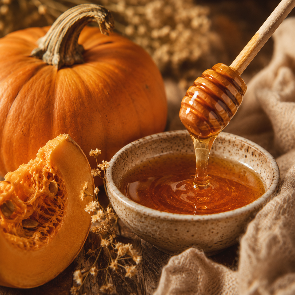 Wild Pumpkin & Honey Body Scrub - Golden • Nourishing • Harvested
