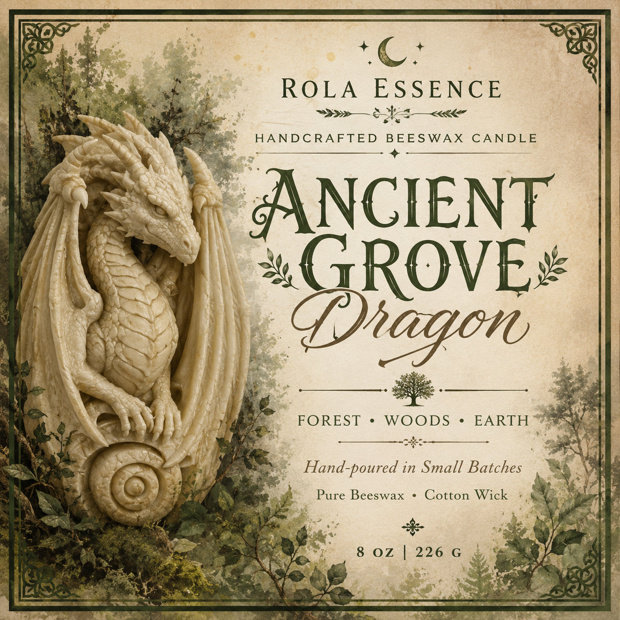 Ancient Grove Dragon Candle