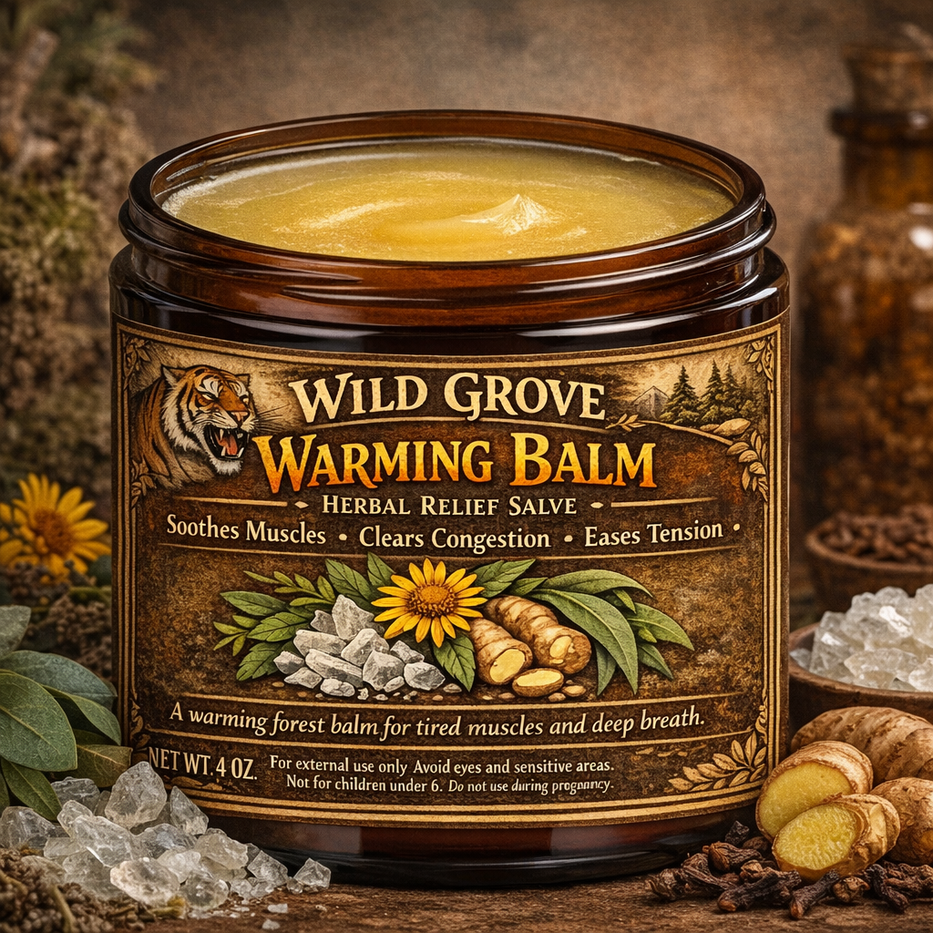 Wild Grove Warming Balm - Herbal Pain Relief Balm