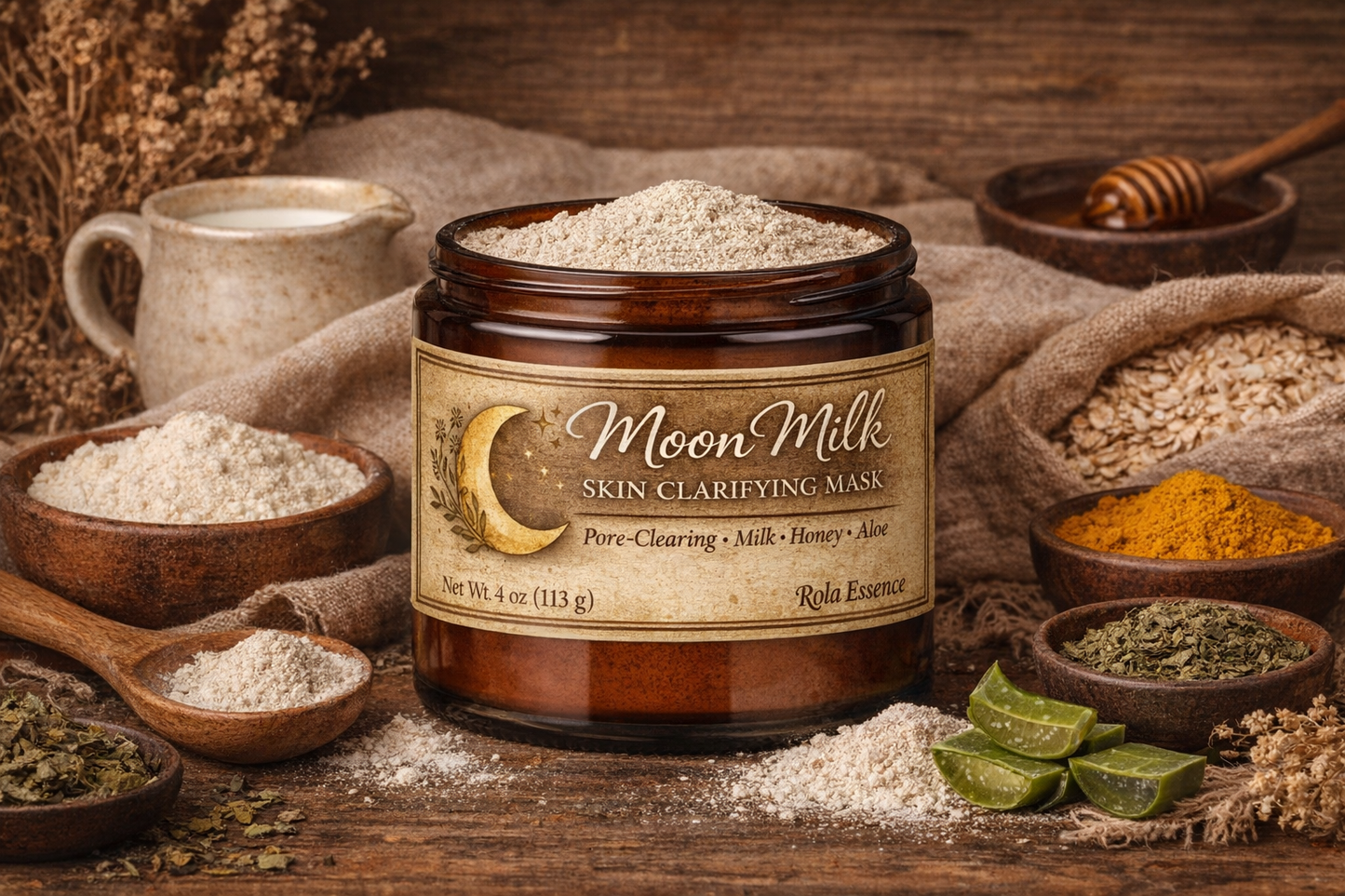 MoonMilk Skin Clarifying Face Mask - Clarify. Calm. Soften. Restore