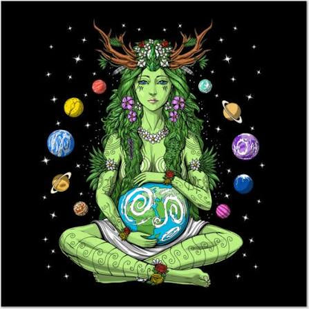 Gaia: Earth Mother Beeswax Candle