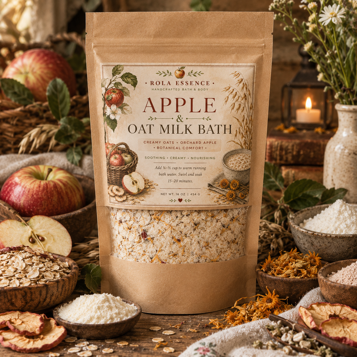 Apple & Oat Milk Bath
