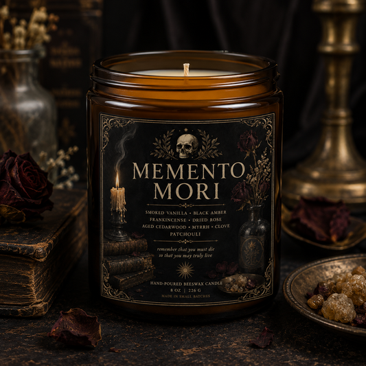 Memento Mori Candle