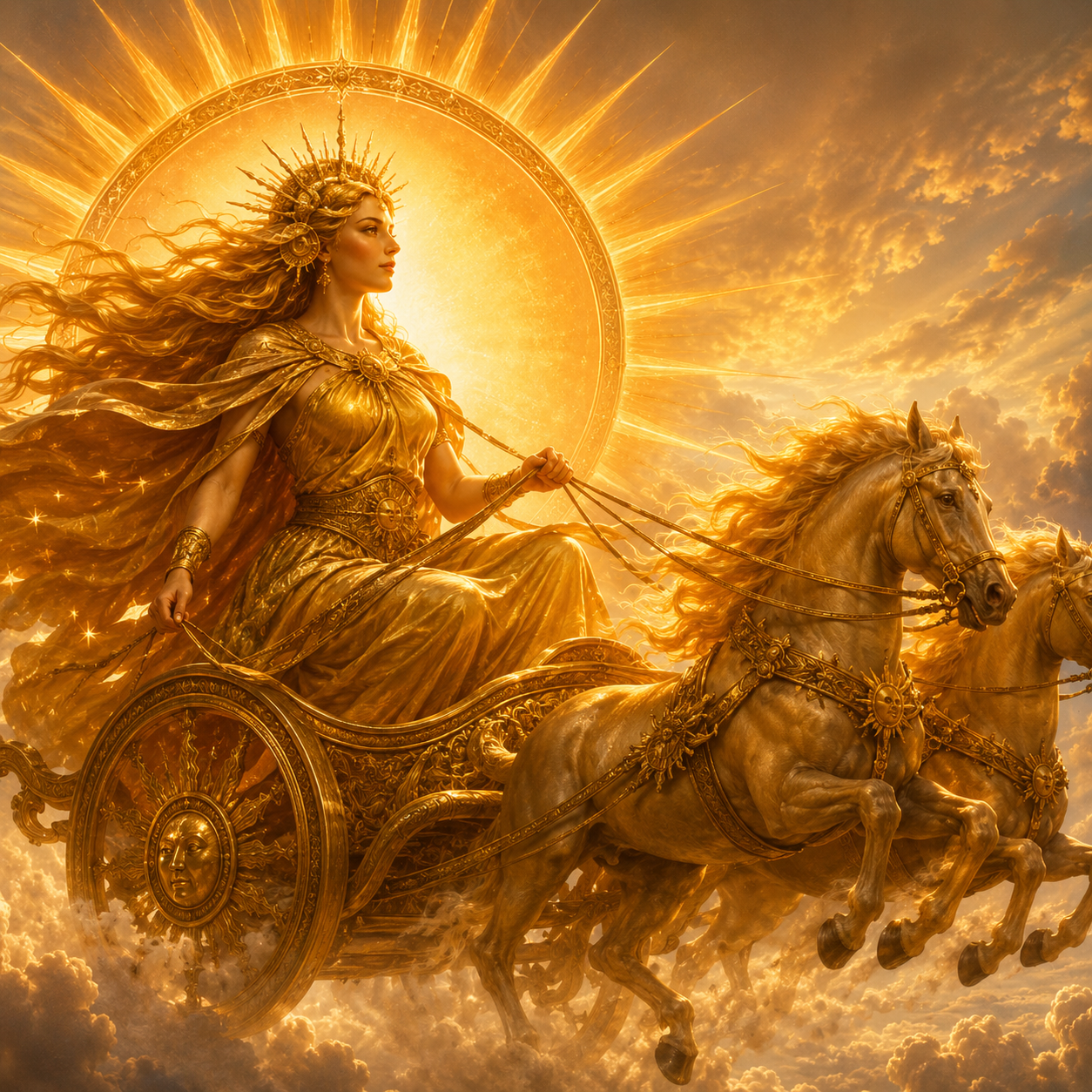 Sól’s Golden Chariot | Radiant Beeswax Candle