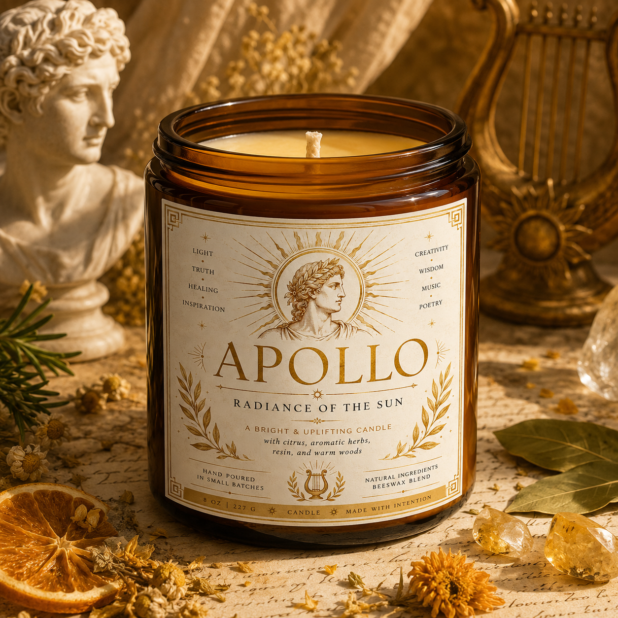 Apollo: Radiance of the Sun Candle