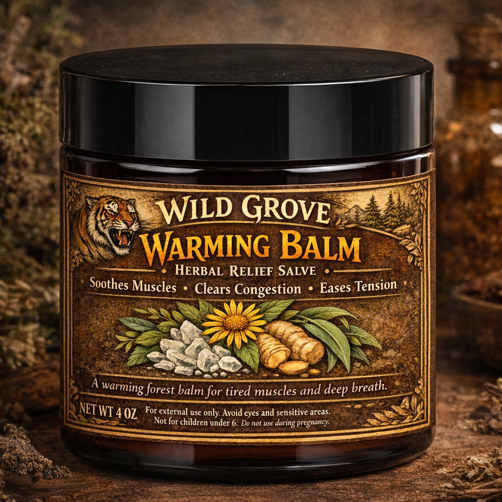 Wild Grove Warming Balm - Herbal Pain Relief Balm