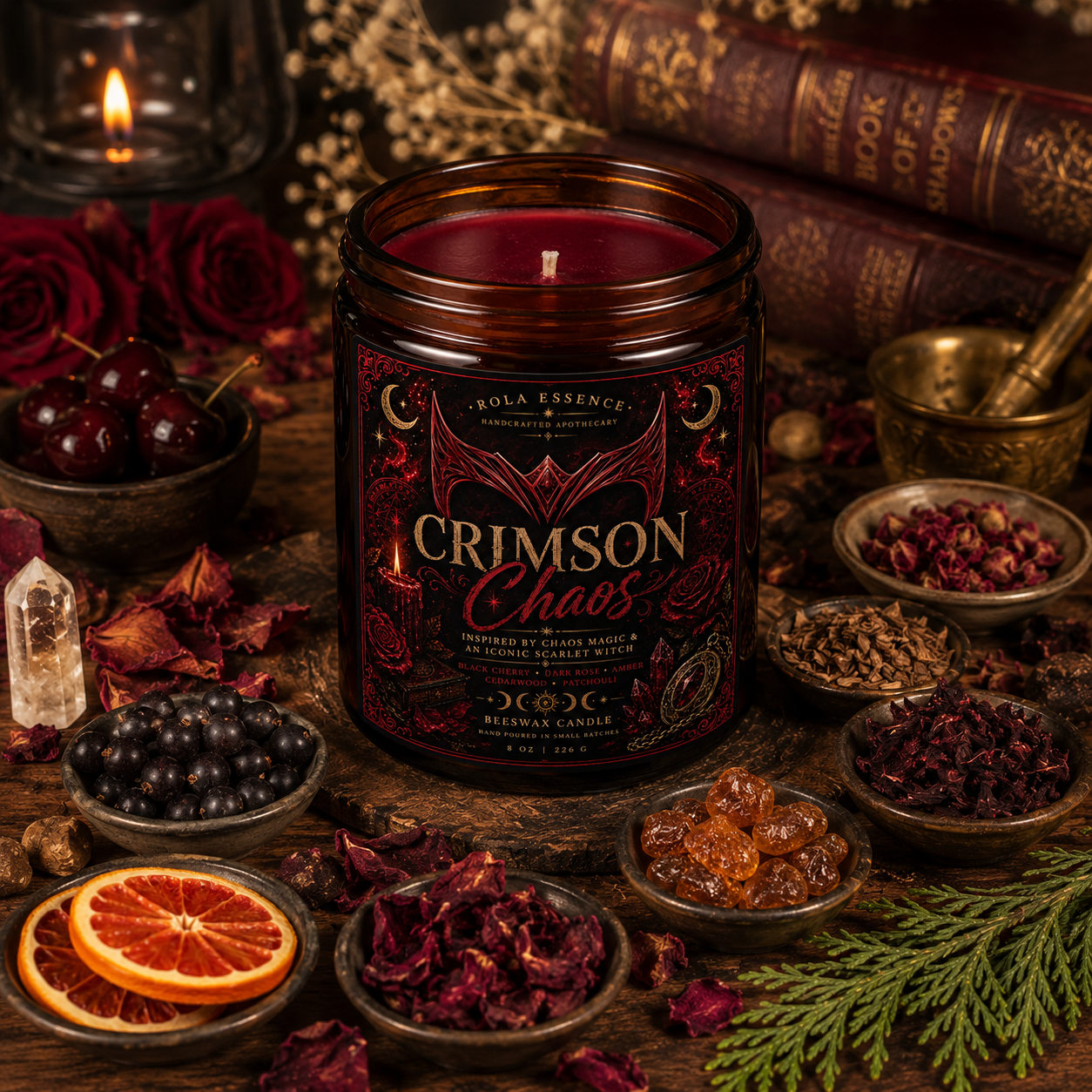 Crimson Chaos | Scarlet Witch Inspired Candle