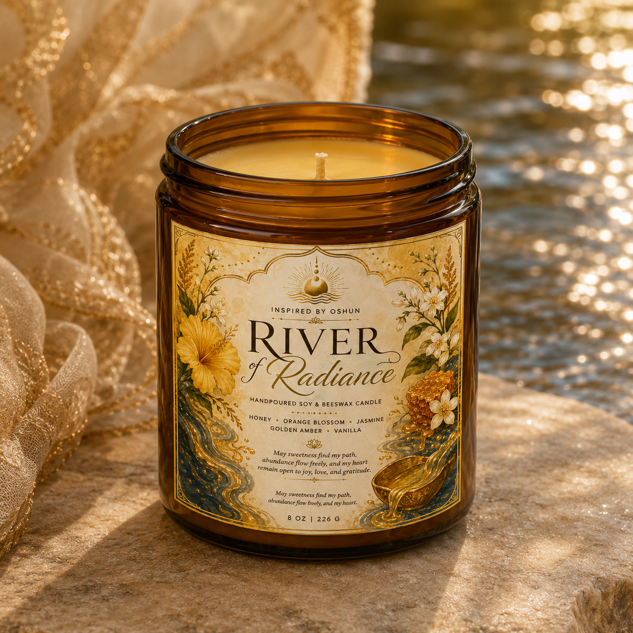 River of Radiance - Oshun Inspired Candle