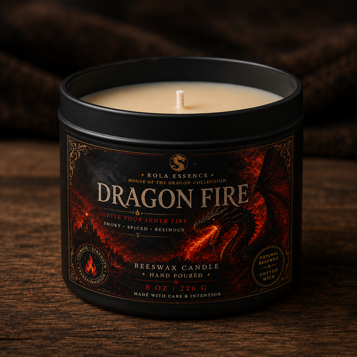 Dragon Fire Candle