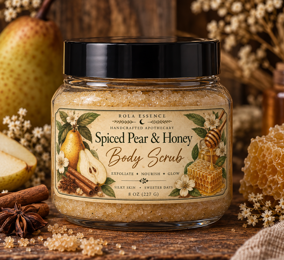 Spiced Pear & Honey Body Scrub
