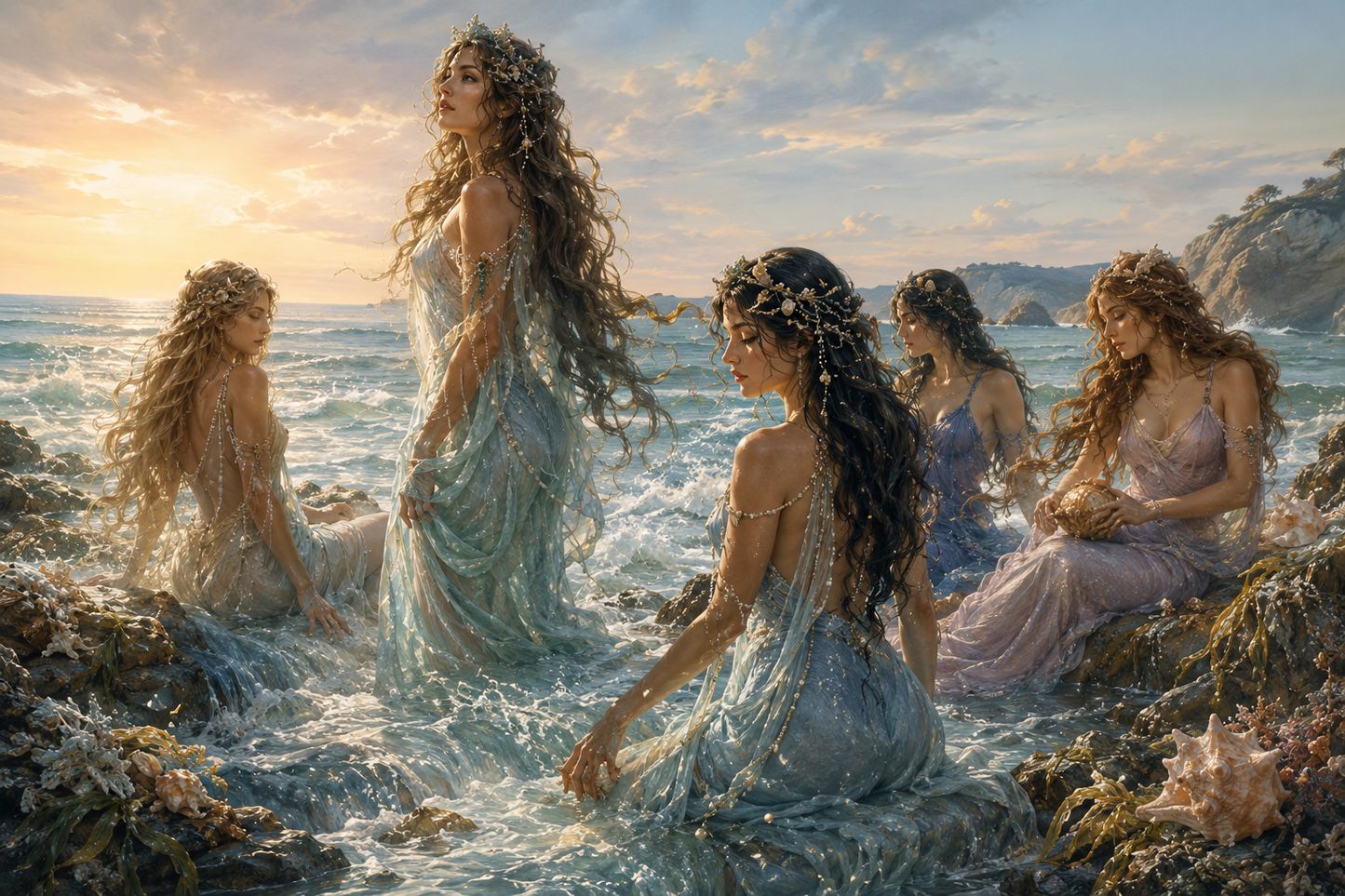 Nereids: Daughters of the Sea | Beeswax Candle