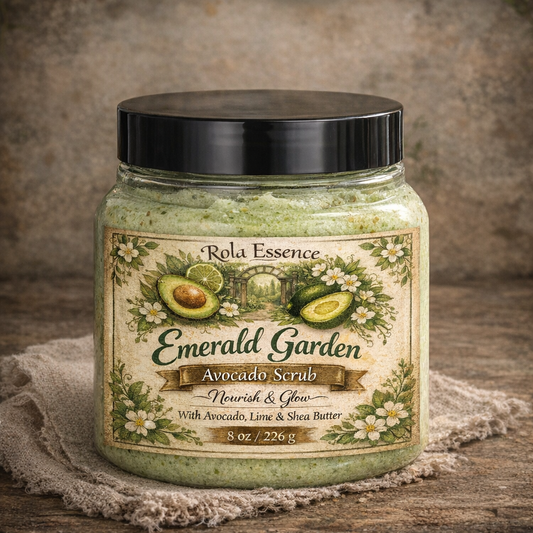 Emerald Garden Avocado Scrub - Polish • Nourish • Glow