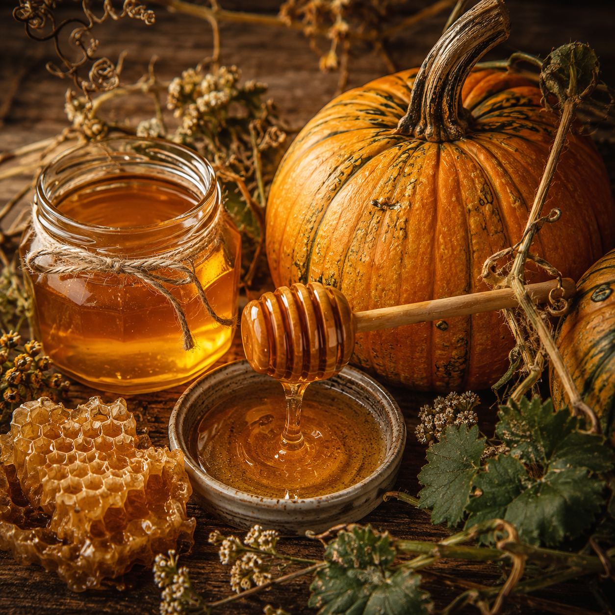 Wild Pumpkin & Honey Body Scrub - Golden • Nourishing • Harvested