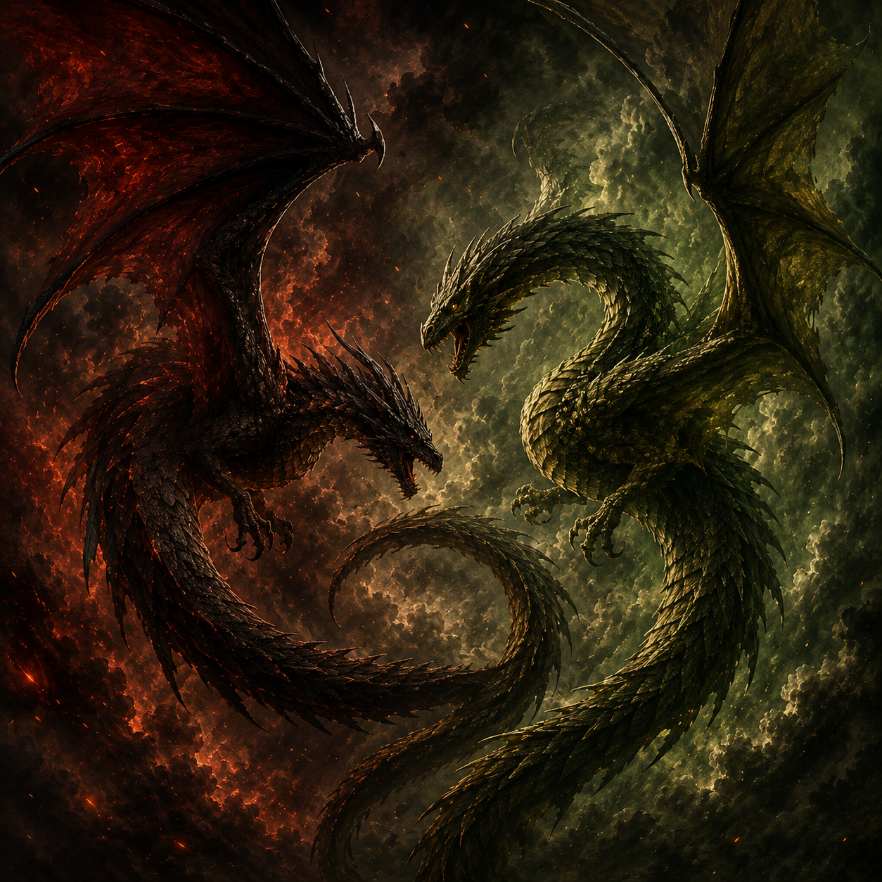 Green Flame Rising - House of the Dragon Candle