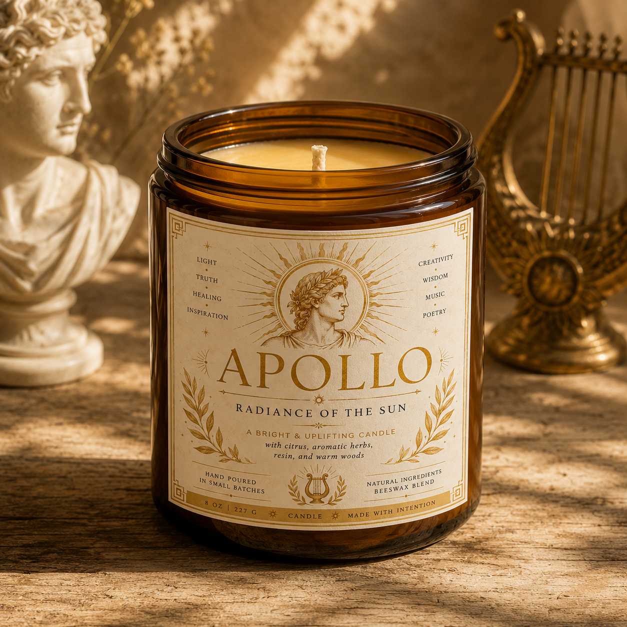 Apollo: Radiance of the Sun Candle