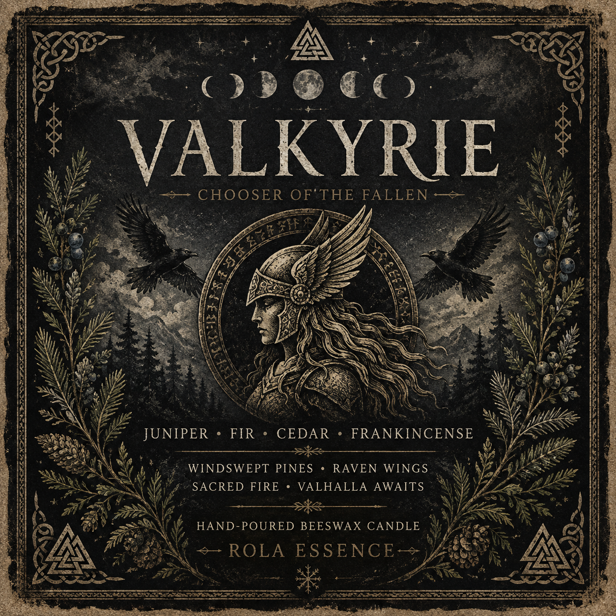 Valkyrie | Chooser of the Fallen Beeswax Candle