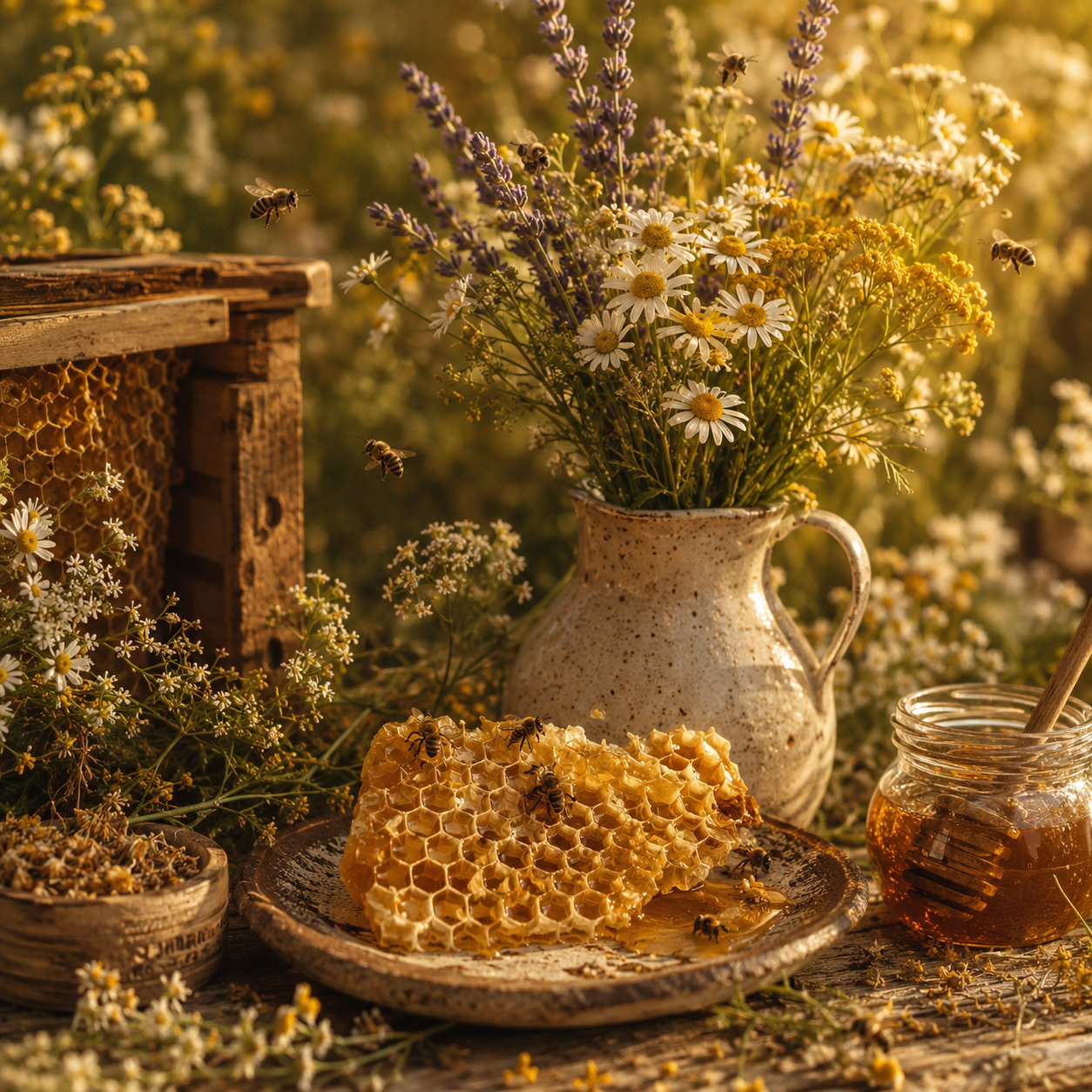 Golden Hive Beeswax Candle