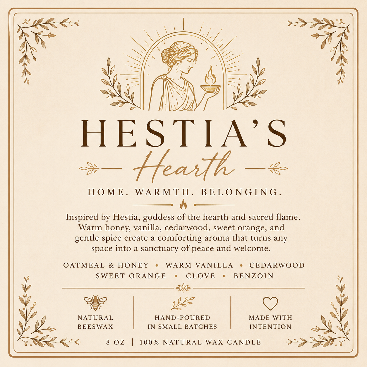 Hestia’s Hearth Candle