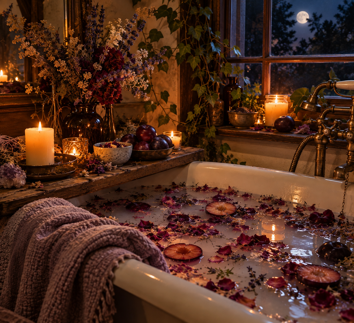 Moonlit Plum Bath Soak