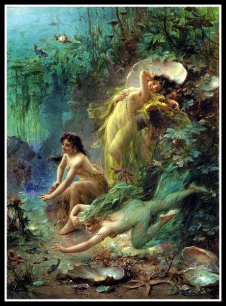 Oceanids Nymph Candle