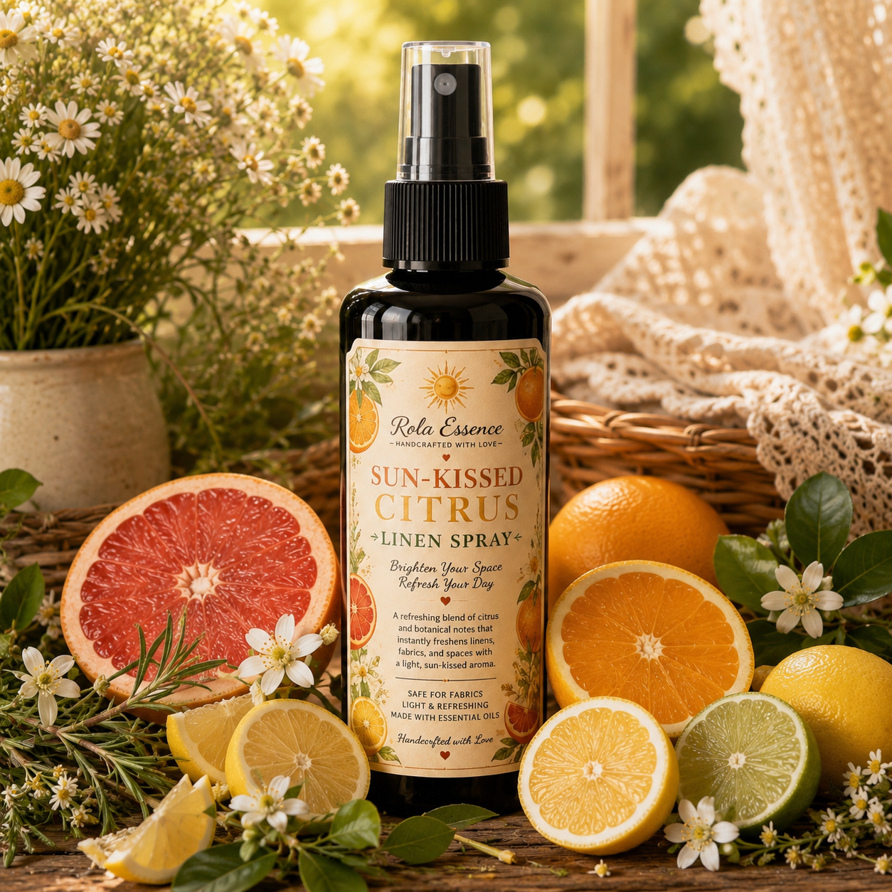 Sun-Kissed Citrus Linen Spray