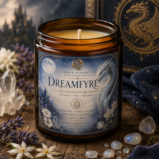Dreamfyre - The Moonlit Dragon Candle