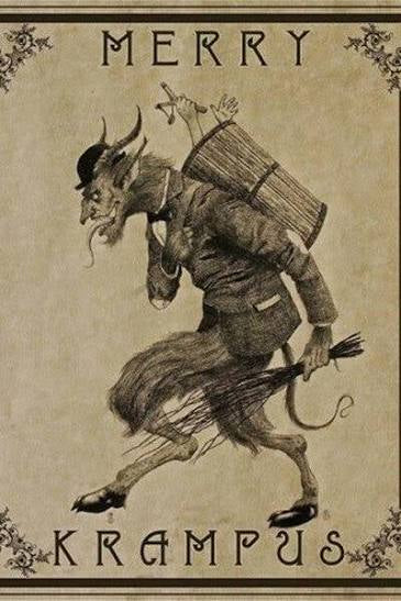 Krampus – Yuletide Reckoning Beeswax Candle