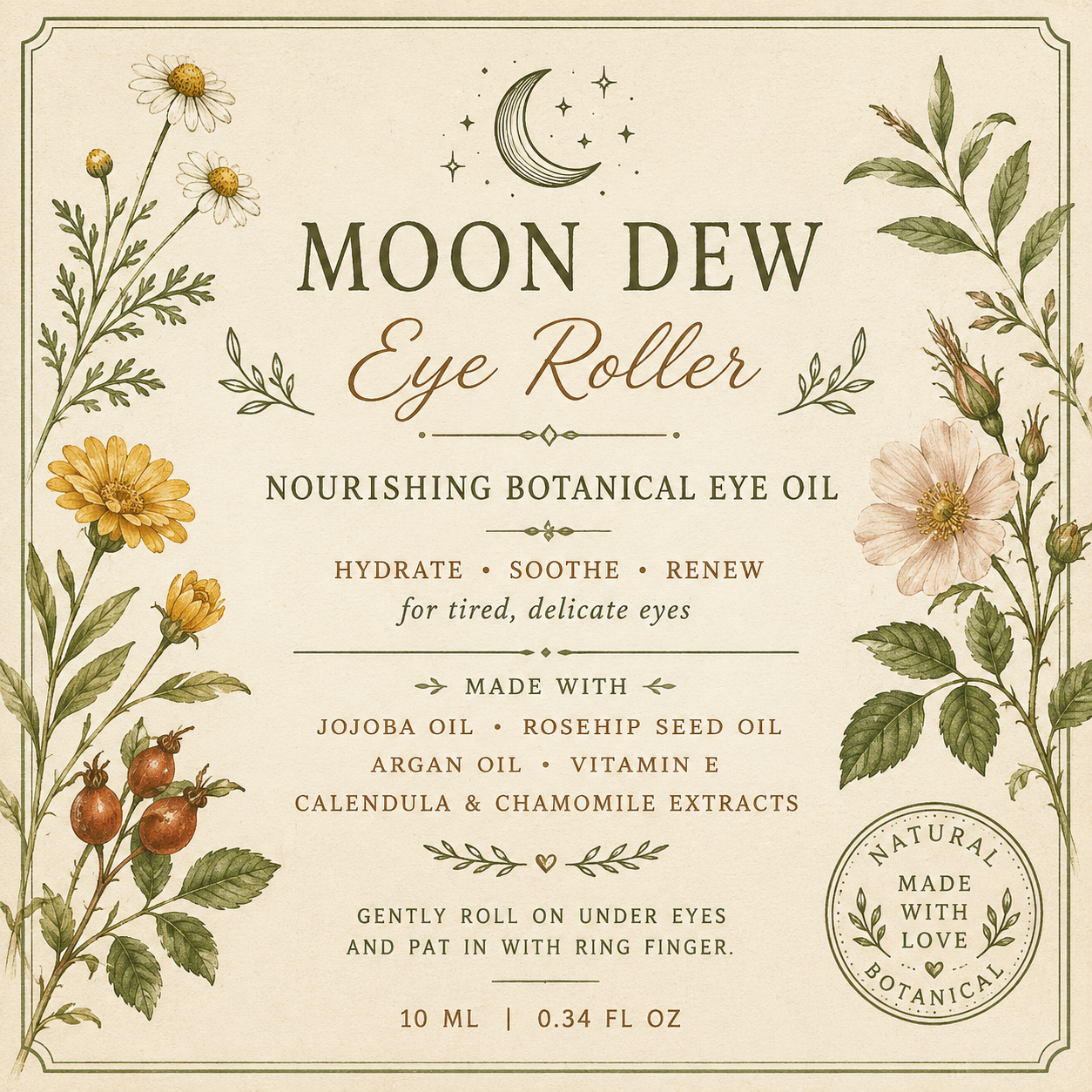 Moon Dew Eye Roller - Nourish • Soothe • Renew