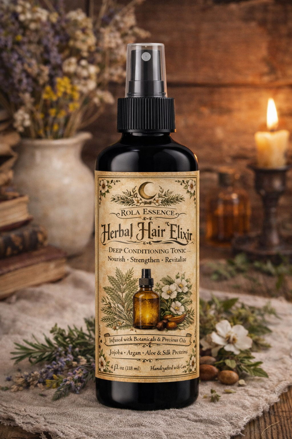 Herbal Hair Elixir - Deep Conditioning Hair Tonic Spray