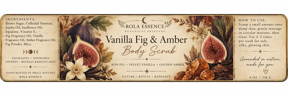 Vanilla Fig & Amber Body Scrub