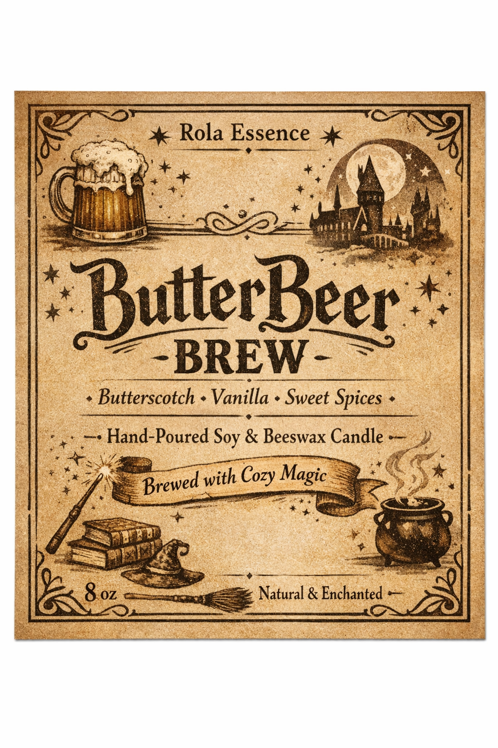 ButterBeer Brew Candle