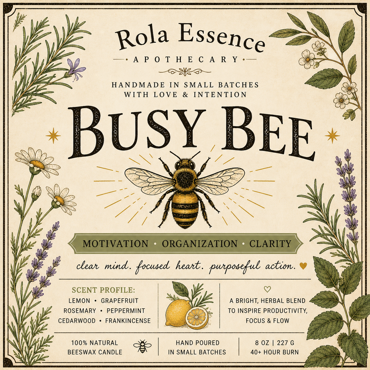 Busy Bee Candle