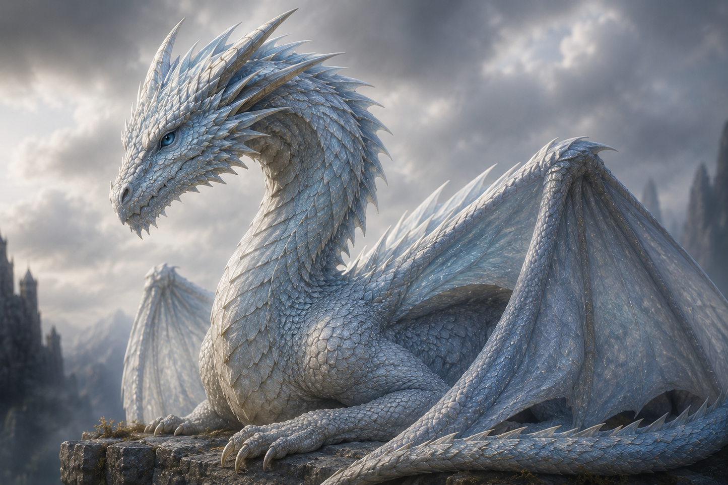 Dreamfyre - The Moonlit Dragon Candle