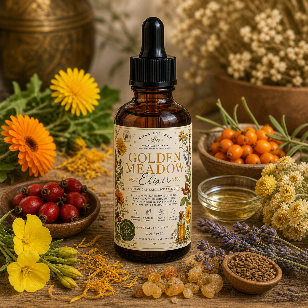 Golden Meadow Elixir - Sensitive Skin Approved • Skin Softening • Redness Reducing
